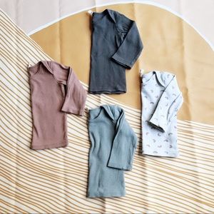 Quincy Mae Ribbed Tops Bundle Size 2-3